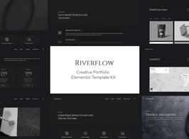 Riverflow – Creative Portfolio Elementor Template Kit
