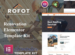 Rofot – Renovation Elementor Template Kit