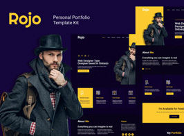 Rojo – Personal Portfolio Elementor Template Kit