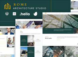 Rome – Modern Interior Elementor Template Kit