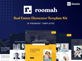 Roomah – Real Estate Agent Elementor Template Kit