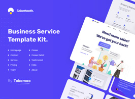 Sabertooth | Business Startup Elementor Template Kit