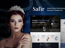 Safir – Jewelry Store WooCommerce Elementor Template Kit
