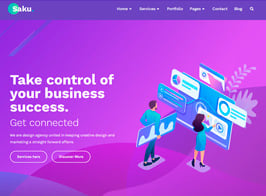 Saku – Business Agency Elementor Template Kit
