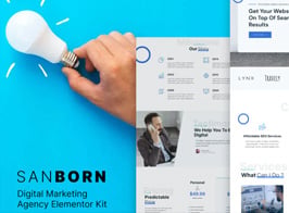 Sanborn – Digital Marketing Agency Elementor Template Kit