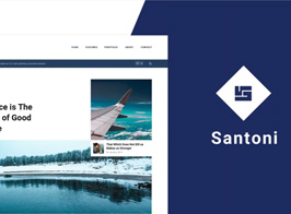 Santoni – Blog & Magazine Elementor Template Kit