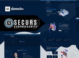Securs – Cyber Security Service Elementor Template Kit