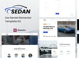 Sedan – Car Rental Elementor Template Kit