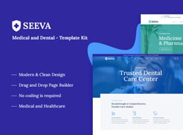 Seeva – Medical & Dental Elementor Template Kit