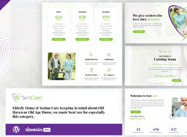 SenCare – Elderly Care Elementor Template Kit