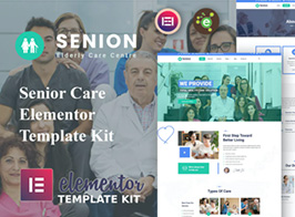Senion – Senior Care Elementor Template Kit