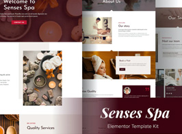 Senses – Beauty Spa Salon Elementor Template Kit