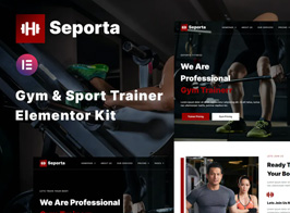 Seporta – Gym & Fitness Elementor Template Kit