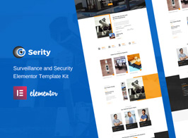 Serity – CCTV & Security Cameras Elementor Template Kit