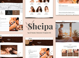 Sheipa – Spa & Beauty Elementor Template Kit