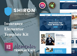 Shiron – Insurance Elementor Template Kit