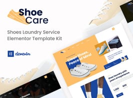 Shoecare – Shoe Laundry Service Elementor Template Kit