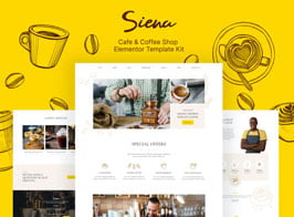 Siena – Cafe and Coffee Shop Template Kit