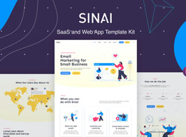 Sinai – SaaS and Web App Template Kit