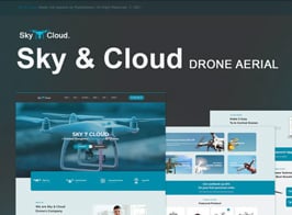 Sky&Cloud – Drone Aerial Photography & Videography Elementor Template Kit