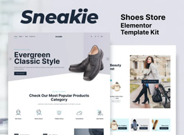 Sneakie – Shoes Store WooCommerce Elementor Template Kit