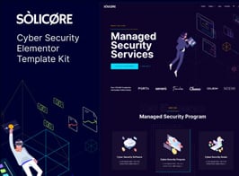 Solicore — Cyber Security Elementor Template Kit