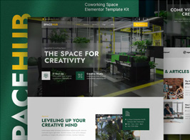 Spacehub – Coworking & Creative Space Elementor Template Kit
