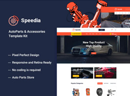 Speedia – AutoParts & Accessories Elementor Template Kit