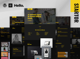 STARTOR – Agency & Company Elementor Template Kit