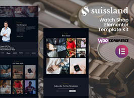 Suissland – Watch Shop Elementor Template Kit