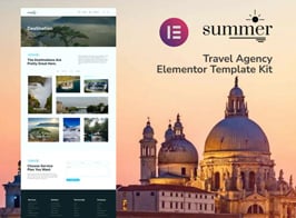 Summer – Travel Agency Elementor Template Kit
