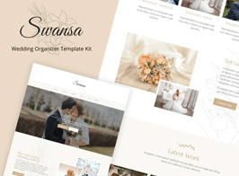 Swansa – Wedding Elementor Template Kit