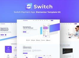 Switch – Payment App Elementor Template Kit