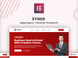 Syner – Creative Agency Elementor Template Kit