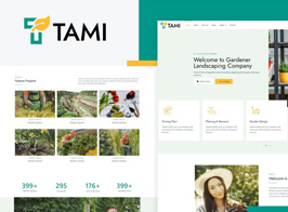 Tami – Landscape & Gardening Elementor Template Kit