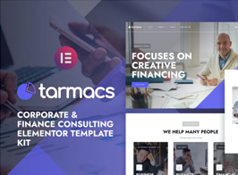 Tarmacs – Corporate & Finance Consulting Template Kit