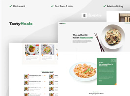 TastyMeals – Restaurant & Cafe Elementor Template Kit