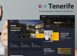 Tenerife – Architecture Agency Elementor Template Kit