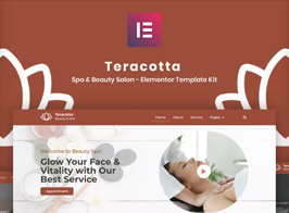 Teracotta – Spa & Beauty Salon – Elementor Template Kit