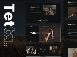 Tetta – Photography & Portfolio Elementor Template Kit