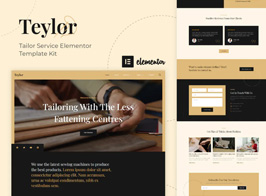 Teylor – Tailor Service Elementor Template Kit
