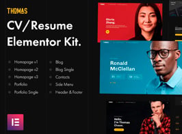 Thomas – CV/Portfolio Elementor Template Kit