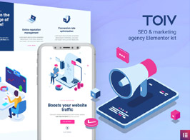 Toiv – SEO & Marketing Agency Elementor Template Kit