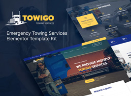 Towigo – Emergency Towing Services Elementor Template Kit