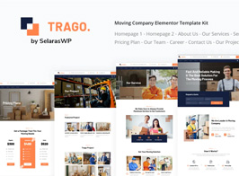 Trago | Moving Company Elementor Template Kit