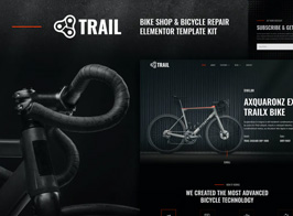 Trail – Bike Shop & Bicycle Repair Elementor Template Kit