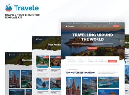 Travele – Travel & Tour Agency Elementor Template Kit