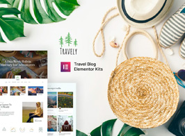 Travely – Travel Blog Template Kit