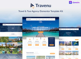 Travenu – Travel & Tour Agency Elementor Template Kit