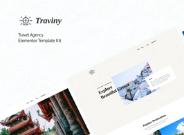 Traviny | Travel Agency Elementor Template Kit